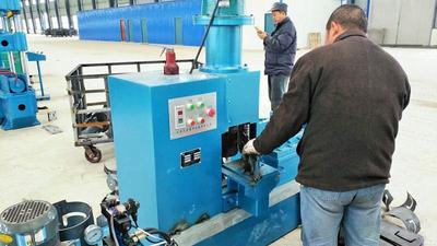 护罩立式卷圆机Handle rolling machine