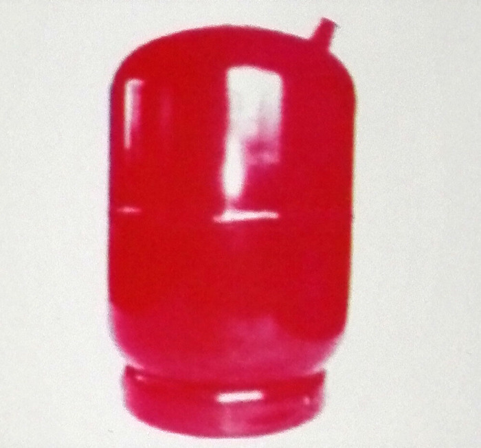 红色带把手LPG-5D型号5公斤规格液化气钢瓶,液化气罐