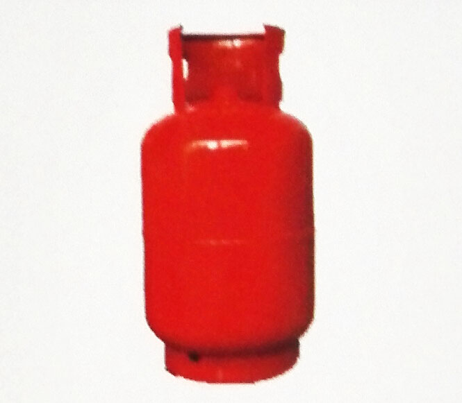 红色LPG-6B型号6公斤规格液化气钢瓶,液化气罐