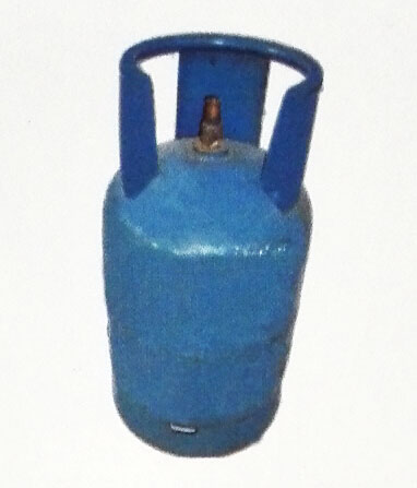 深蓝色LPG-12B型号12公斤规格液化气钢瓶,液化气罐