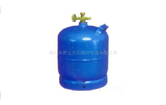 蓝色带把手规格3公斤液化气钢瓶，液化气罐，型号LPG-3E
