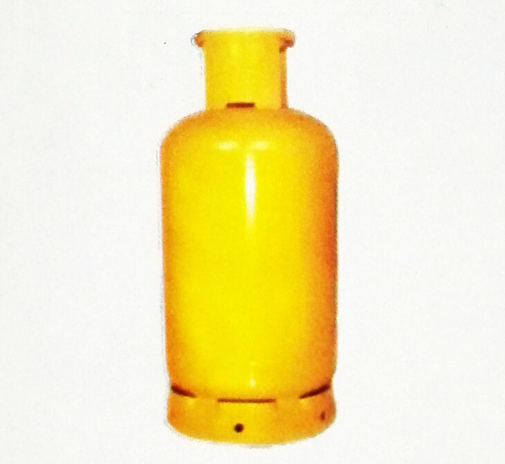 黄色LPG-15A型号15公斤规格液化气钢瓶,液化气罐