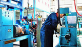 底座自动焊接工装Bottom base automatic butt welding fixture