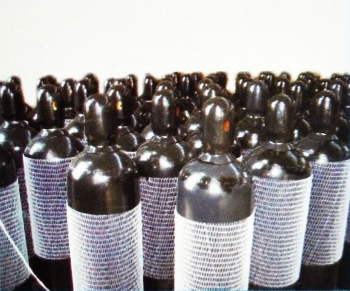 特殊型号定制规格的黑色液化气钢瓶，液化气罐，成品特殊气体钢瓶