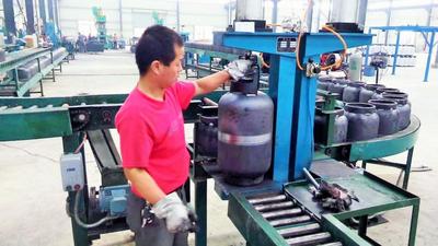 钢瓶封头组装机Assembly machine(combination of two dish ends)