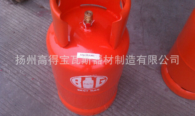 LPG-15型号15公斤规格液化气钢瓶,液化气罐出口型号橙色