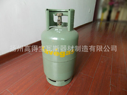 LPG-15型号15公斤规格液化气钢瓶,液化气罐出口型号灰色