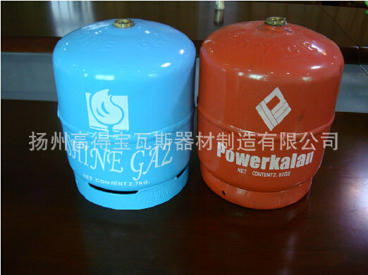 规格2.7公斤液化气钢瓶，液化气罐，型号LPG-2.7